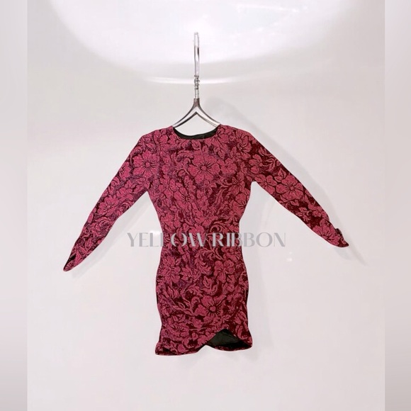 🆕 FOR LOVE AND LEMONS | SHAILEE MINI DRESS | MULBERRY | SIZE: XS - Picture 2 of 6